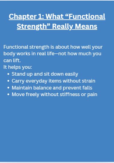 The Functional Strength For Longevity: No-Gym Home Workout